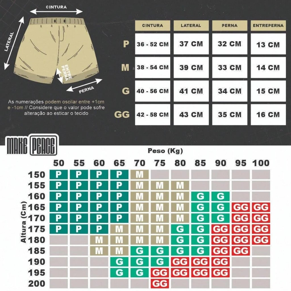Kit 3 Short de Linho Masculino