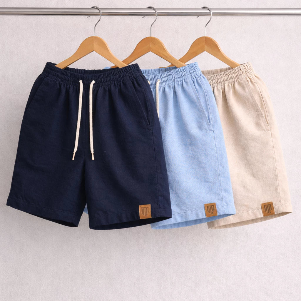Kit 3 Short de Linho Masculino